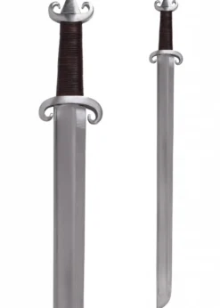 Wikinger-Langsax, Peterson Typ G, mit Lederscheide