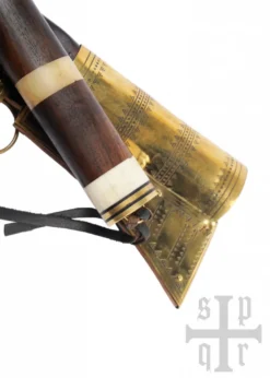 Wikinger-Saxmesser, Langsax aus Damaststahl, Holz-Knochengriff