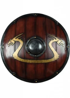 Wikingerschild mit Drachenmotiv