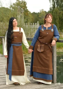 Wikinger Schürzenkleid Annik, Diamantköper, braun