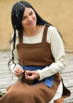 Wikinger Schürzenkleid Annik, Diamantköper, braun