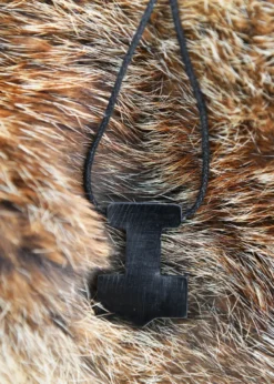 Wikinger Thorshammer Anhänger aus Horn