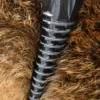 Wikinger-Trinkhorn mit Spiralcarving
