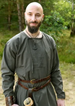 Wikinger Tunika, Viborg Rekonstruktion, olivgrün