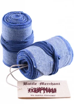 Wikinger Wadenwickel / Beinwickel, Fischgrätmuster, div. Farben