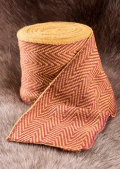 Wikinger Wadenwickel, Fischgrätband, 7 m lang, div. Farben