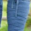 Wikinger Wollwadenwickel Ando, Beinwickel, blau