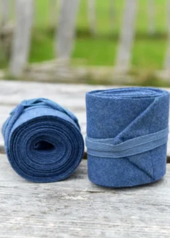 Wikinger Wollwadenwickel Ando, Beinwickel, blau