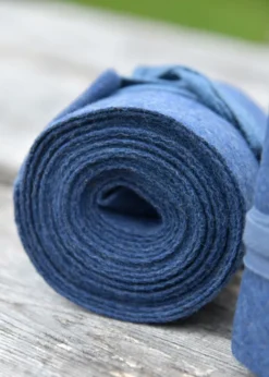 Wikinger Wollwadenwickel Ando, Beinwickel, blau