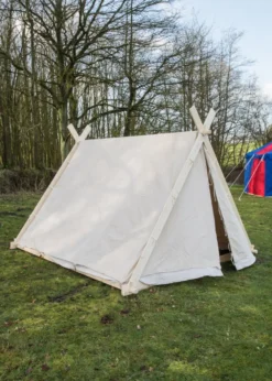 Wikingerzelt, 2 x 2.3 x 1.8 m, 350 gsm, naturfarben