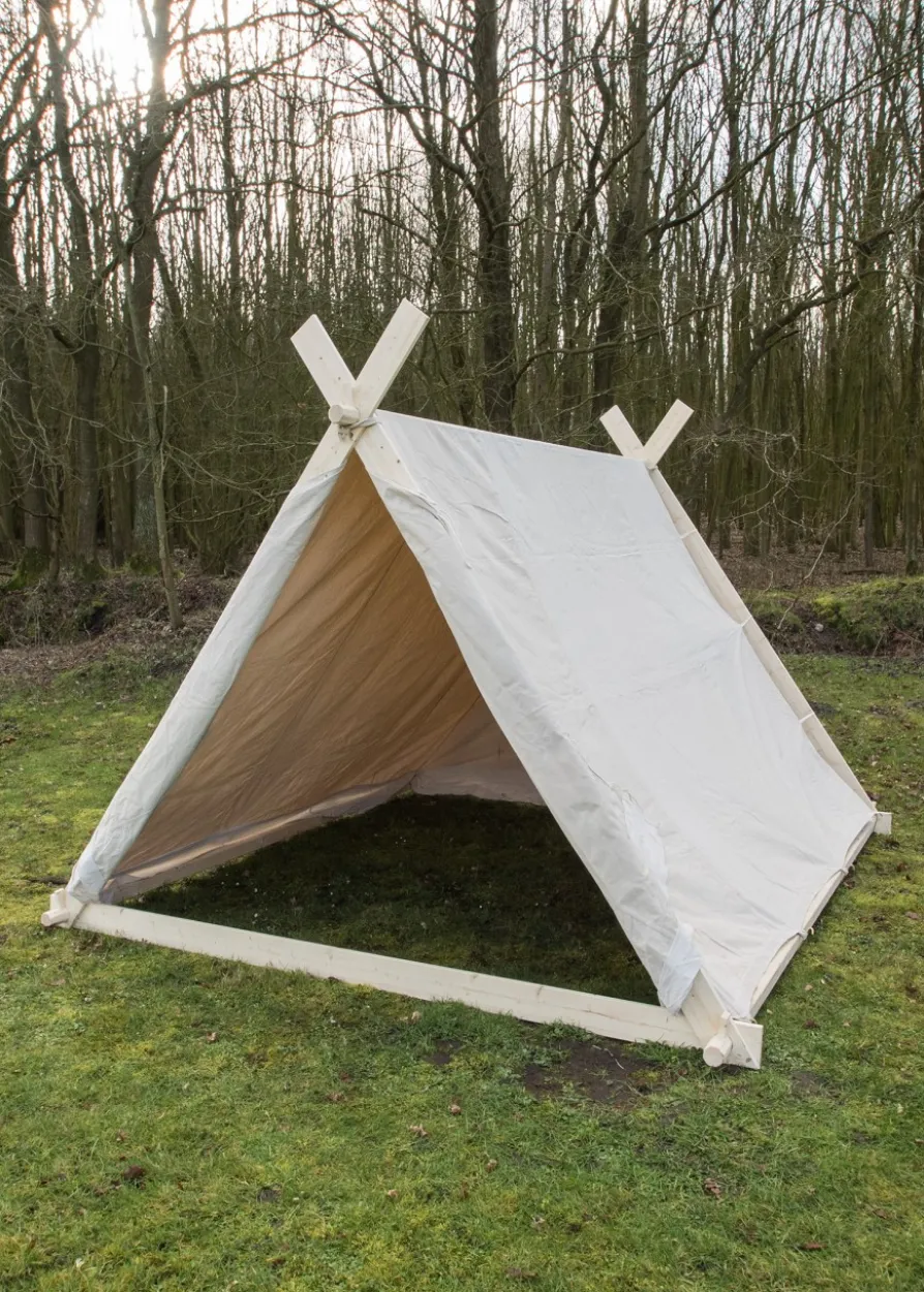 Wikingerzelt, 3 x 2.7 x 2 m, 350 gsm, naturfarben