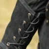 Wildleder Armschützer Vares, schwarz, Paar