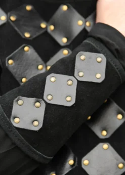 Wildleder Armschützer Vares, schwarz, Paar