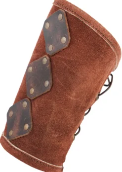 Wildleder Armschützer Vidar, braun, Paar