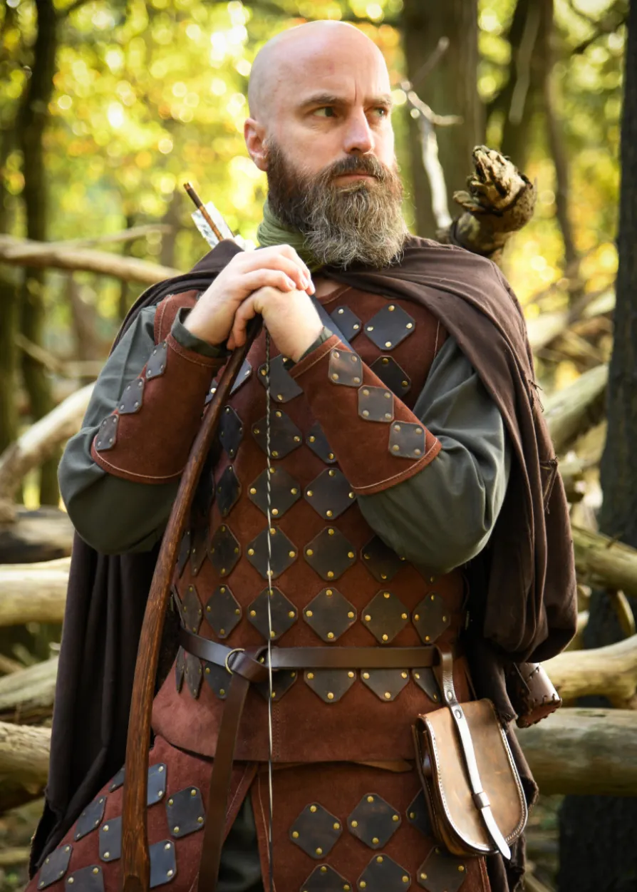 Wildleder Armschützer Vidar, braun, Paar