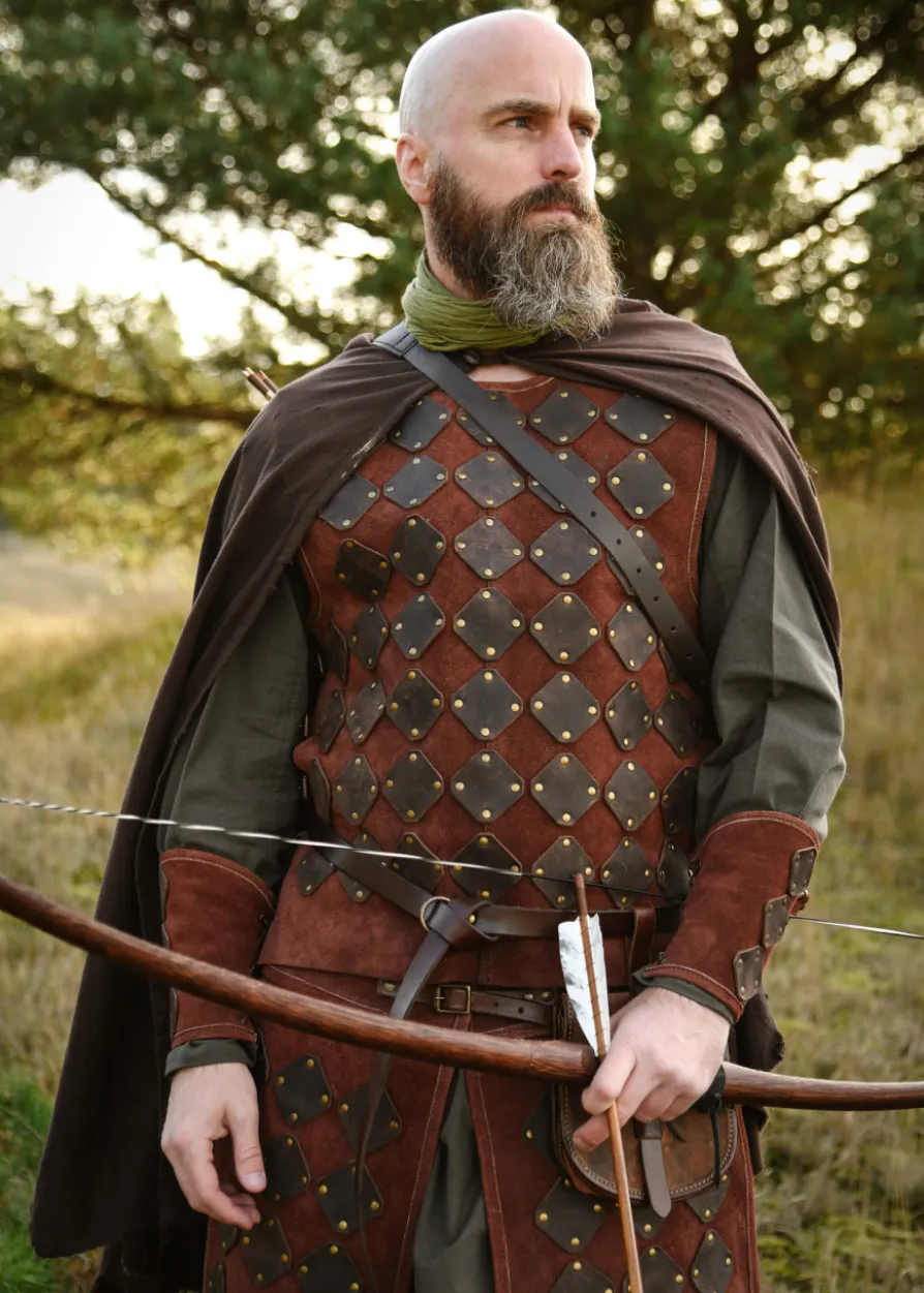 Wildleder Armschützer Vidar, braun, Paar