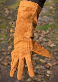 Wildleder-Handschuhe, braun