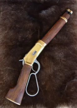 Winchester Mare's Leg Gewehr, 55 cm, Messingbeschläge, Replik