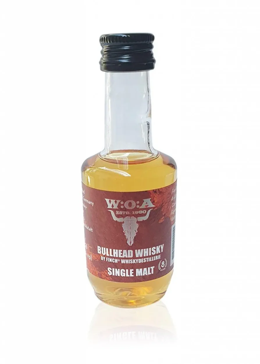 W:O:A Bullhead Single Malt Whisky, 42,6% vol. Alk., 0,05l