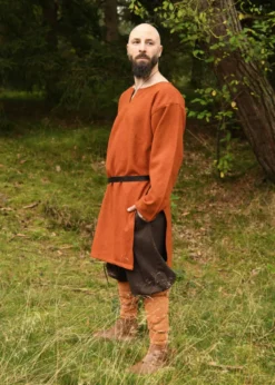 Wolltunika, Diamantköper, orange-rot