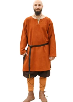 Wolltunika, Diamantköper, orange-rot