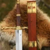 'Writhen Hilt'-Schwert mit gewundenem Griff u. Scheide (Royal Armouries), 15. Jh