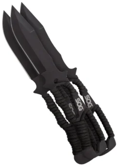 Wurfmesser - 3er Pack mit Nylon Scheide, SOG