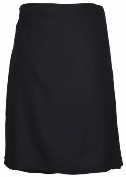 8 Yard Kilt, Schottenrock, schwarz (uni)