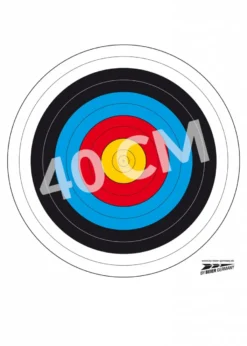 Zielscheibenauflagen, 10 Stück, 40 cm