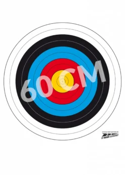 Zielscheibenauflagen, 10 Stück, 60 cm